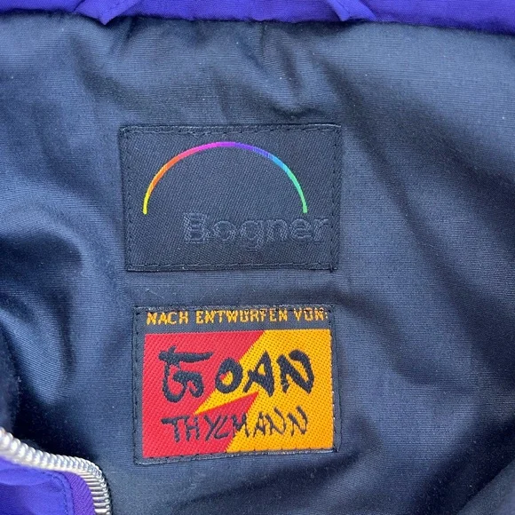 Vintage 90s Bogner Ski Jacket Goan Thylmann Pullover Kautokeino Men's Size L/XL? - Picture 7 of 11